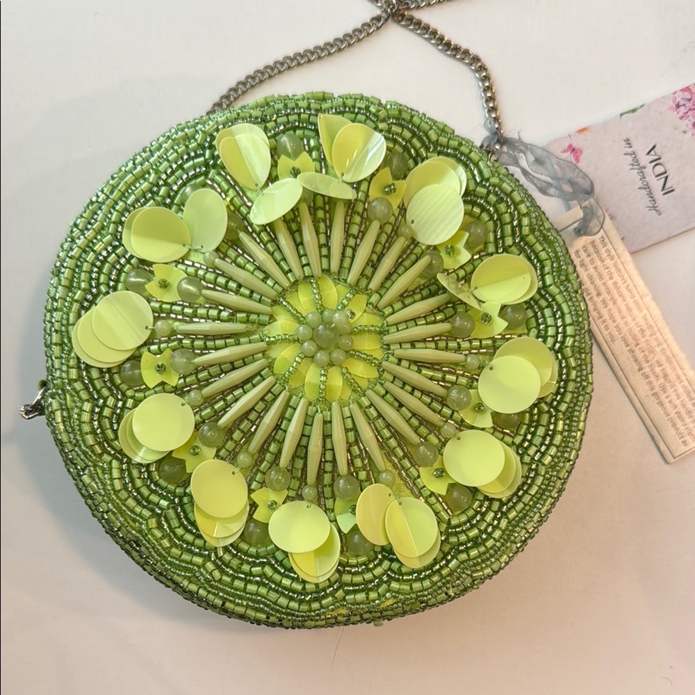 Viral TikTok Made In India Crossbody Bag Lime Green